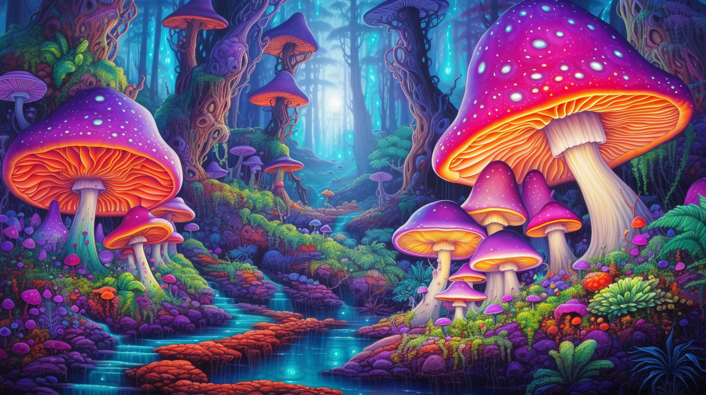 A wonderland of mushrooms